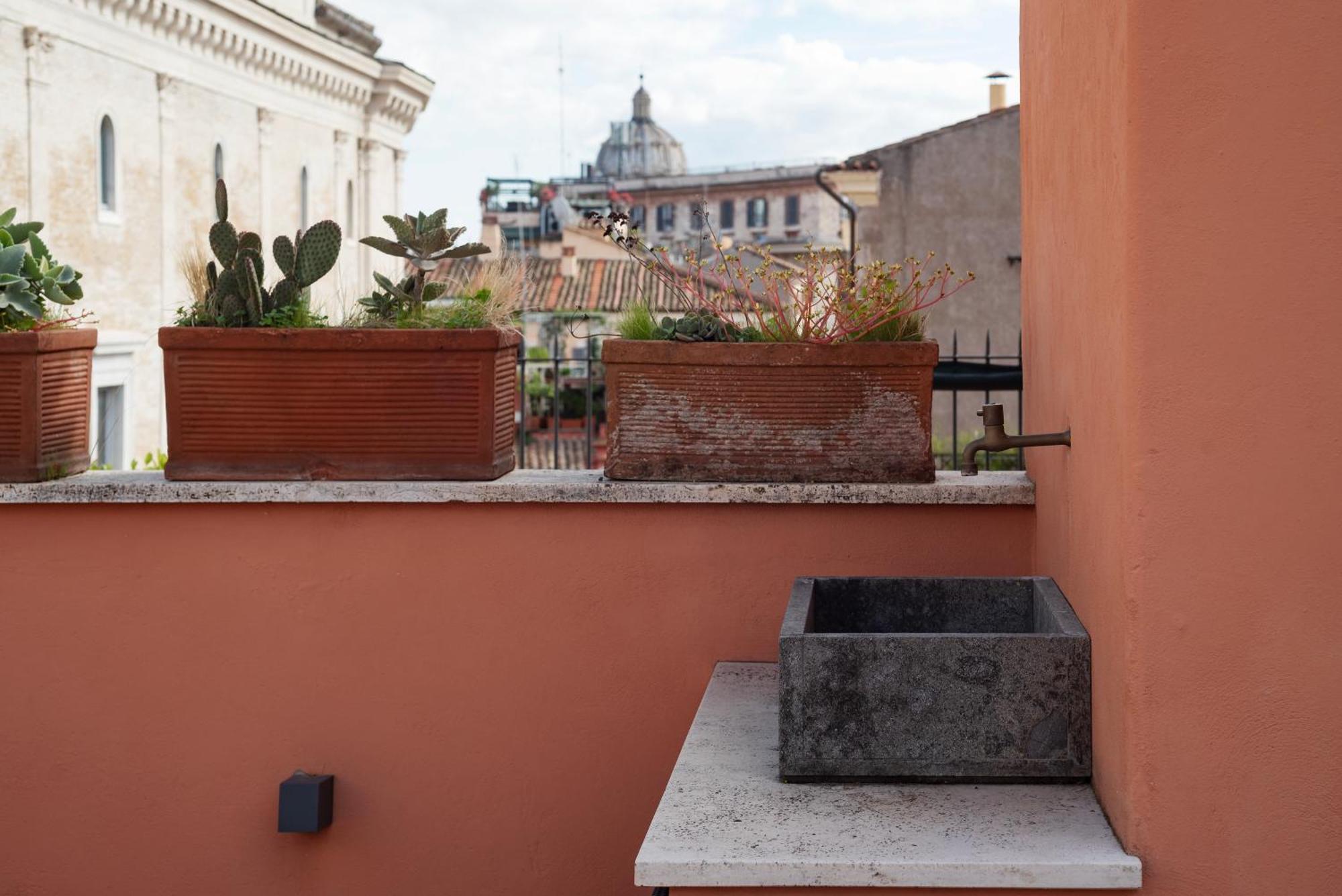 Apartment With Terrace In Via Del Pellegrino - FromhometoRoma Exterior foto